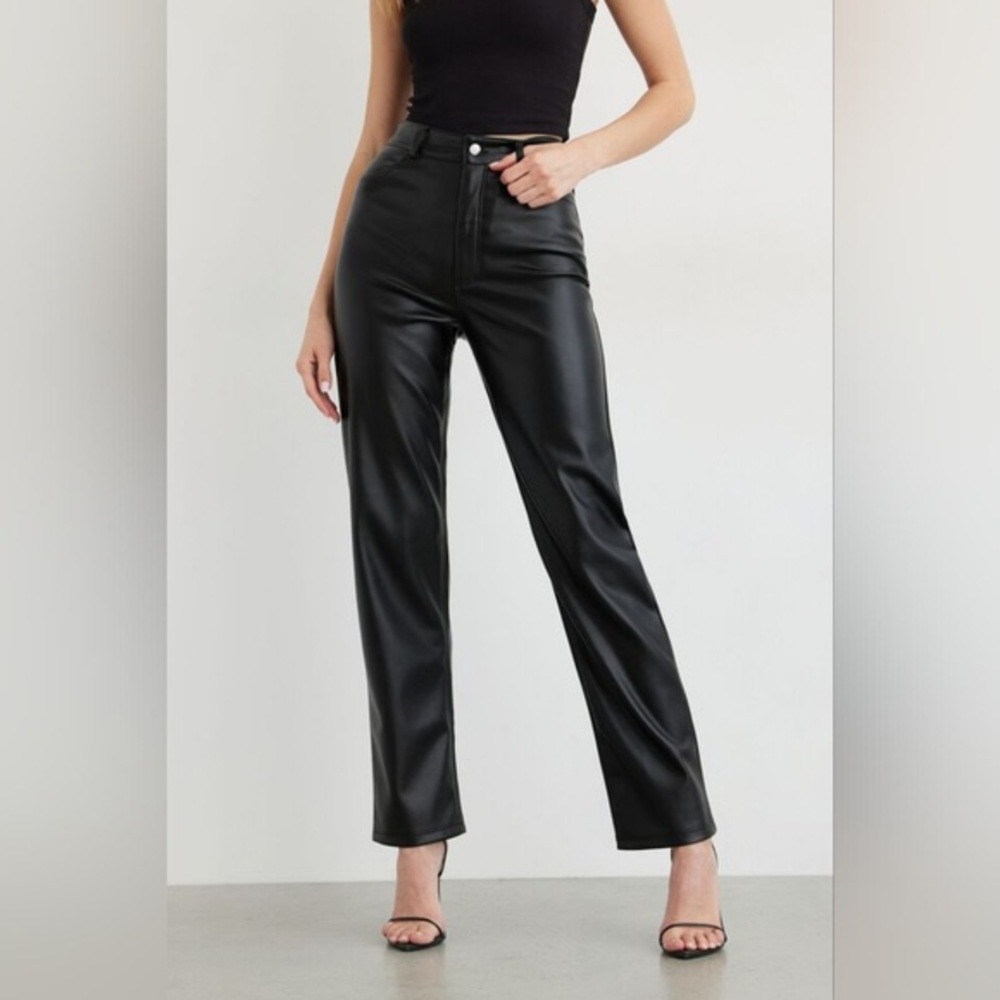 Dynamite Gisele Faux Leather Pants 🖤